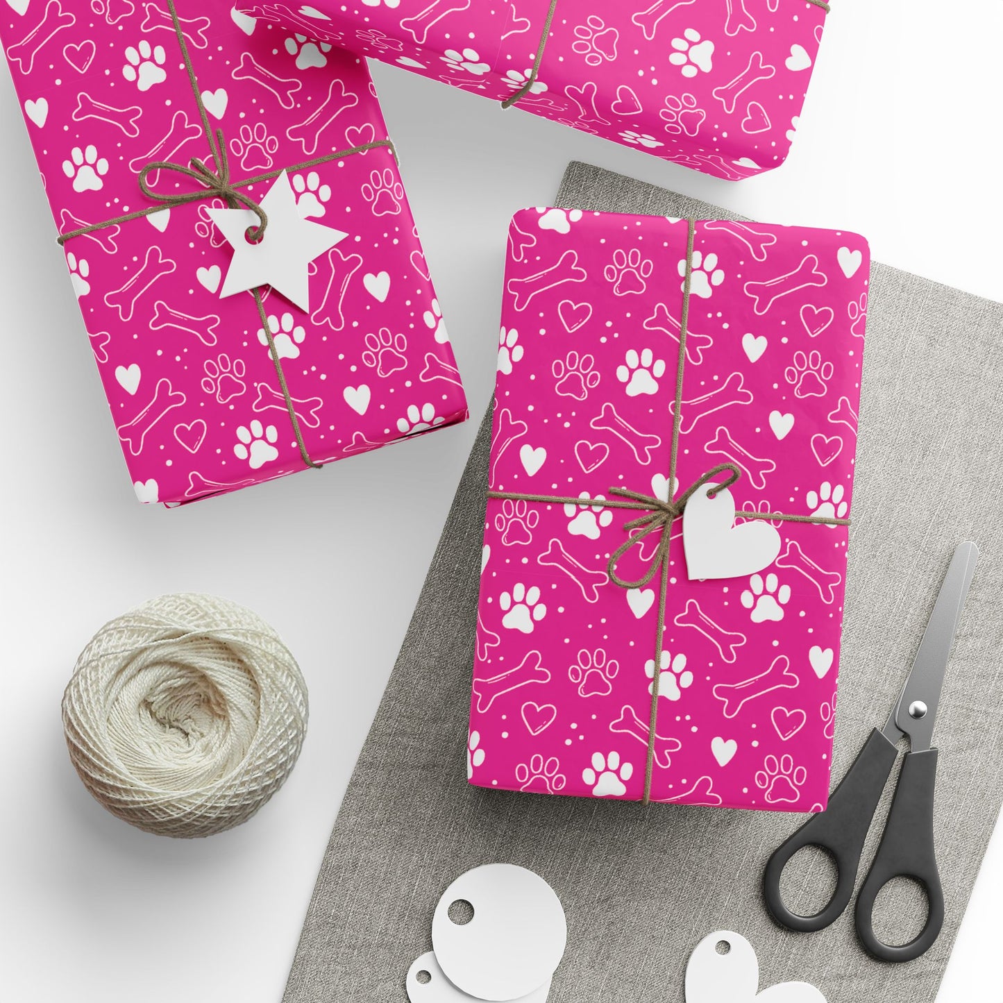 The Adventures of Penny and Nugget Wrapping Papers - Pink