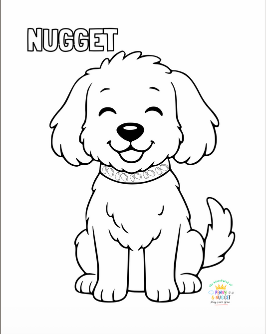 Nugget Coloring Pages