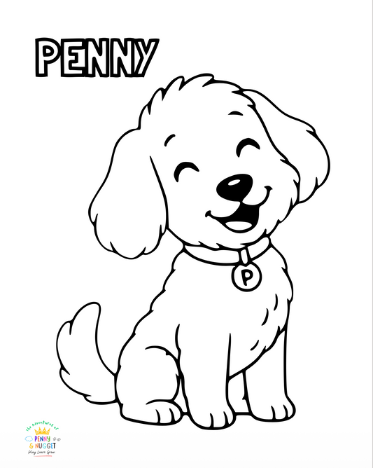 Penny Coloring Pages